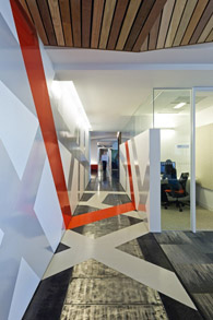 Autodesk旧金山办公室走廊
